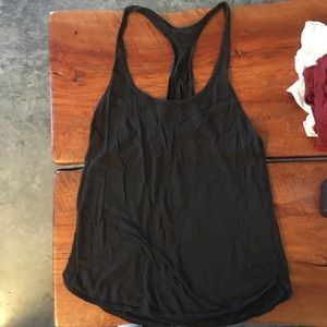 Size 4 lululemon  black racer back tank